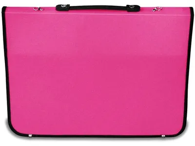 Produktbild von Mapac Portfolio Mappe A3 rosa - Kunstmappe mit Schulterriemen