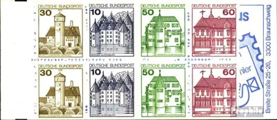 Produktbild von Briefmarken BRD (BR.Deutschland) 1980 Mi MH23a (kompl.Ausg.) postfrisch Burgen und Schlösser