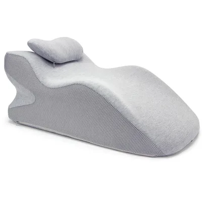 Produktbild von Ergonomisches Bauchschlafkissen aus Memory-Schaum, Mit abnehmbarem Kopfkissen, Unterstützt Rücken und Lendenwirbel