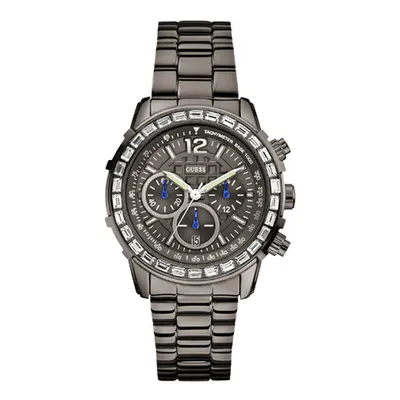 Produktbild von Guess Damenuhr Edelstahl Lady B Schwarz - W0016L3