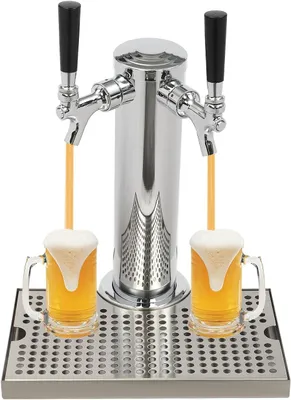 Obrázek produktu pro Biertank z nerezové oceli - průměr 4,41 palce - 2 ventily - pro domácí vaření piva
