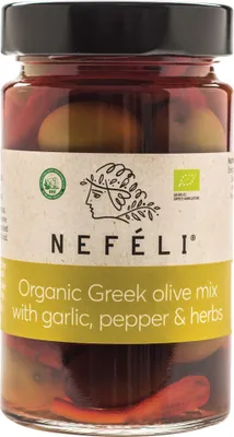 Zdjęcie produktu dla OLIWKI MIX BEZ PESTEK W ZALEWIE295 g (140 g) - NEFELI
