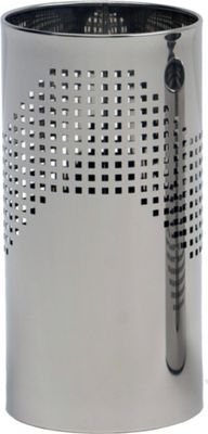 Graepel G-Line Pro Quadrotto Schirmständer aus poliertem Edelstahl 1.4016