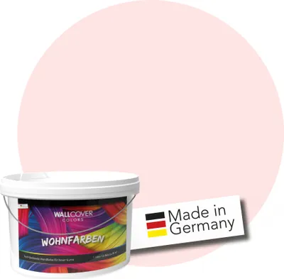 Produktbild von WALLCOVER Wandfarbe Pastell Hellrosa Hochdeckend Klasse 1 Matt 2,5L für 20 m²