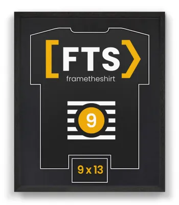 Produktbild von Autogrammrahmen für ein Erinnerungs-Sportshirt