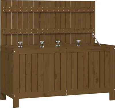 Obrázok produktu pre vidaXL Záhradná truhlica Honey Brown 115x49x60 cm Borovicový masív