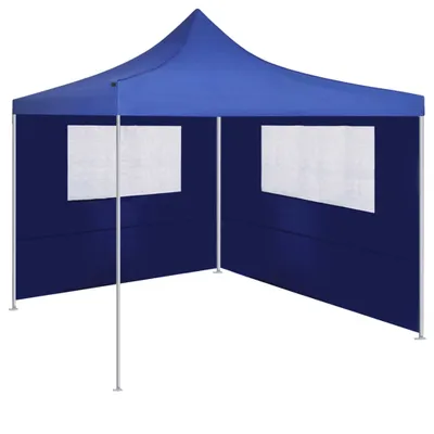 Immagine prodotto di vidaXL Padiglione parete laterale con finestre 4x2 m Blu