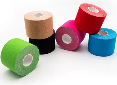 Zdjęcie produktu dla axion taśmy kinezjologiczne 6 sztuk samoprzylepne - wodoodporne taśmy w 6 kolorach, taśmy fizjoterapeutyczne, taśmy sportowe, wsparcie fizjoterapii