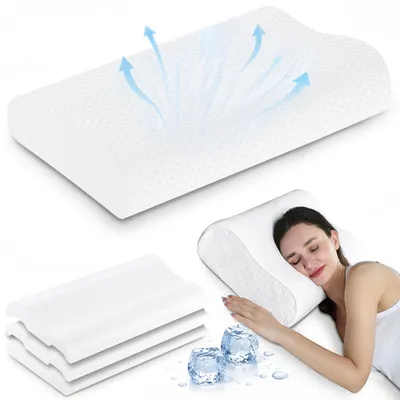 Produktbild von Ergonomisches Memory-Schaumkissen für Nacken- und Schulterunterstützung
