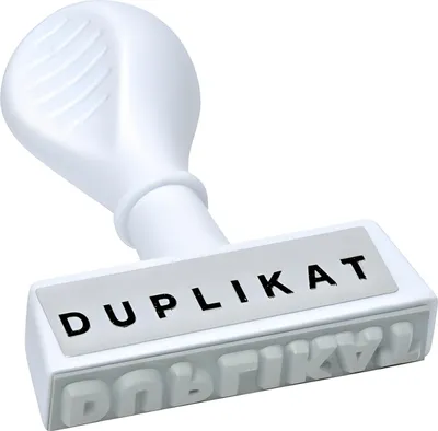 Produktbild von WEDO Stempel Text Duplikat 4003801005843