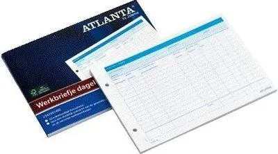 Produktbild von Atlanta von Jalema – Arbeitsblatt Djois A5 täglich 50 Blatt