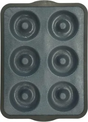 Immagine prodotto di Stampo per ciambelle, Zenker, 6 cavità, 36 x 26 cm, silicone fibra di vetro, nero