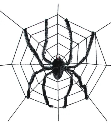 Produktbild von Horrorspinne im Netz als Halloween dekoration 240 cm