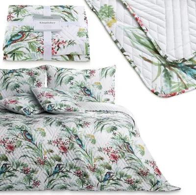Zdjęcie produktu dla Narzuta pikowana dwustronna z lamówką KINGFISHER 240X260 AmeliaHome