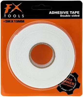 Produktbild von Doppelseitiges Klebeband 5,0m x19mm weiss Max Power