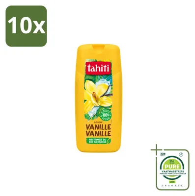 Produktbild von 10 x Tahiti Douchegel Vanille - 300 ml - Großpackung - 10 Stücke