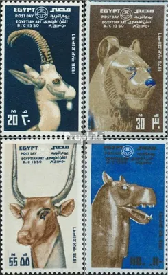 Produktbild von Briefmarken Ägypten 1976 Mi 1212-1215 (kompl.Ausg.) postfrisch Skulpturen
