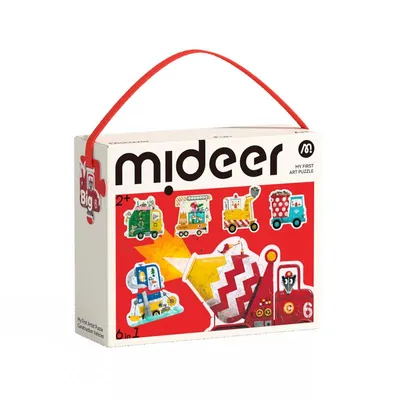 Produktbild von Mideer Mein erstes Puzzle – Verkehrsmittel – 22 Teile