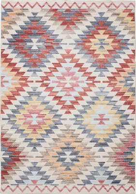 Zdjęcie produktu dla benuta prany vintage dywan George Wielokolorowy/Beżowy 120x170 cm dywan do salonu sypialni miękki orientalny prostokątny