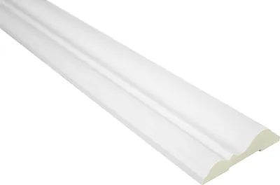 Produktbild von GRAND DECOR Stuckleisten Wand flach modern, PolyurethanHartschaum weiß - 2m Wandleisten glatt Zierleisten Decken Stuck Kunststoff Stuckrahmen (2 Meter CR952)