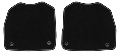 Immagine prodotto di Tappetini posteriori in moquette per Skoda Superb I 2001-2008 (berlina) – 2 pezzi, neri, su misura – Wielganizator LUX