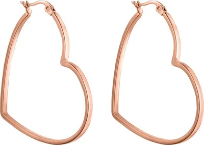 Produktbild von Purelei Damen Creolen Big Love PUR-Earring-BigLove Rosegold Onesize