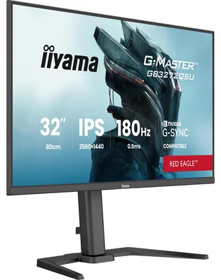 Produktbild von iiyama G-MASTER GB3272QSU-B1, 80 cm (31.5"), 2560 x 1440 Pixel, Quad HD, LED, Schwarz
