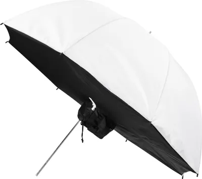 Produktbild von Walimex pro Schirmsoftbox Durchlicht Ø 109 cm, Softbox mit weißer Reflexschicht ideal für Porträt- und Produktfotografie, Lichtformer für Studioblitz inkl. Transporttasche