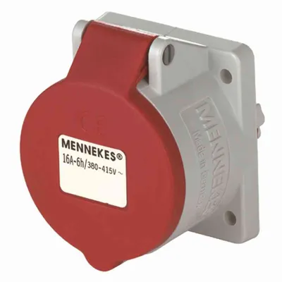 Produktbild von Mennekes 3385 - Gerade - 400 V - Rot - Weiß - IP44 - 1 Stück(e)