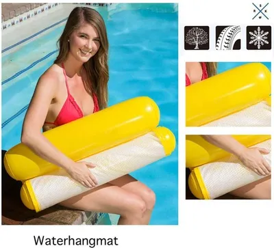 Produktbild von WaterHangmat - Wasserspielzeug - Pool - Aufblasbar - Gelb