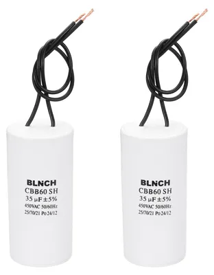 CBB60 Betriebskondensator 35 µF 450 V, 2 Stück, 2 Drähte