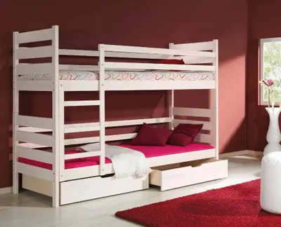 Obrázok produktu pre Dvojposchodová posteľ 80x190 MARIONE - borovica biela