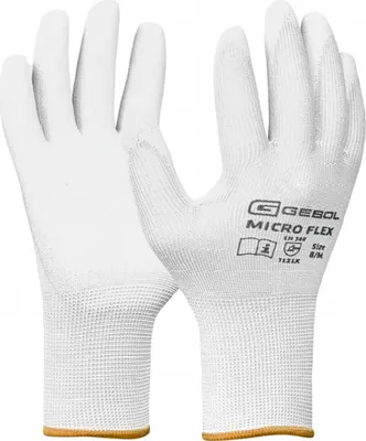 Produktbild von Gebol Handschuh Nano Flex Gr. 10 weiß