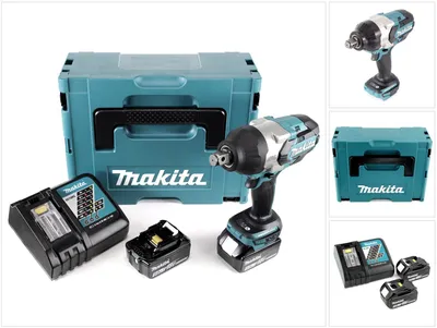 Immagine prodotto di Makita DTW1001RTJ - Avvitatore a impulsi - a batteria - 3 velocità - attacco quadro da 3/4 di pollice - 1050 N-m