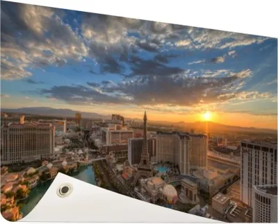 Produktbild von Gartenposter - 60x40 cm - Sonnenaufgang Las Vegas  - Modernes Wandbilder - Amerikanische Städte