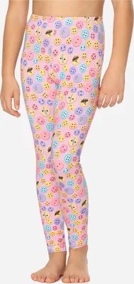 Produktbild von Merry Style Mädchen Lange Leggings aus Baumwolle MS10-337 (Rosa/Tasten, 134)