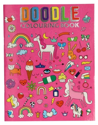 Produktbild von Doodle Colorbook Einhorn Malbuch für Kinder ab 3 Jahren 28 x 21,5 cm