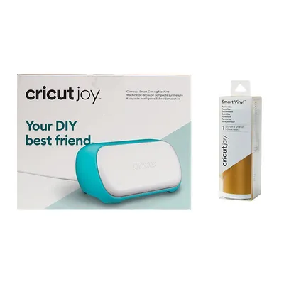 Produktbild von Cricut-Joy-Schneidemaschine + Smart abnehmbare Vinyl-Rolle 121,9 x 13,9 cm - Gold