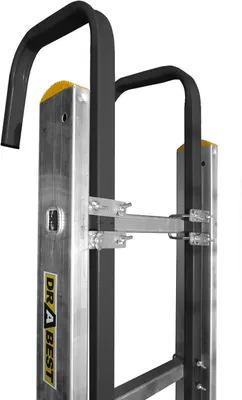 Obrázok produktu pre Drabest - Oceľový držiak na hrebeň strechy | Rukoväť umožňuje bezpečnú prácu s bremenami do 150 kg