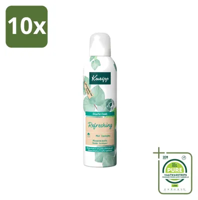 Zdjęcie produktu dla 10 opakowań pianki do kąpieli Kneipp o zapachu mięty i eukaliptusa - 200 ml - opakowanie zbiorcze - 10 sztuk