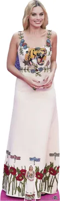 Produktbild von Margot Robbie Pappaufsteller White Dress Pappaufsteller