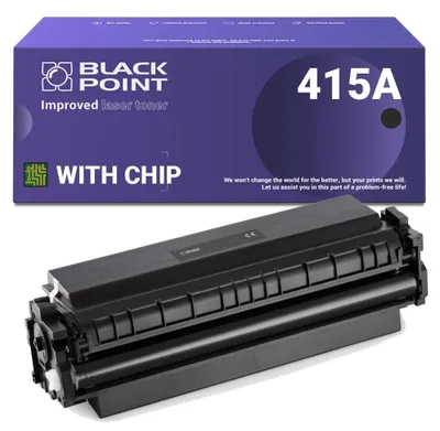 Zdjęcie produktu dla BLACK POINT [Kompatybilny toner do HP W2030A (HP 415A) - czarny, przeznaczony do drukarek HP Color LaserJet Pro MFP M479fdw, HP Color LaserJet Pro MFP M454dw, M454dn, LaserJet MFP M479dw, MFP M479fdn, MFP M479fnw, m480]