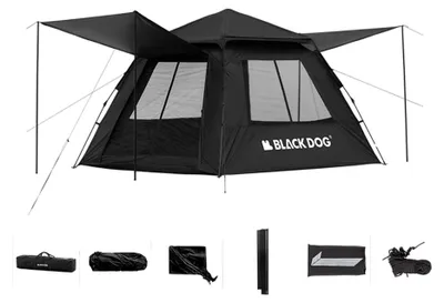Produktbild von Automatisches Pop-Up Zelt für 2-8 Personen, Wasserdicht und UV-beständig