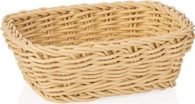Produktbild von Tischkorb Korb hellbeige Gastro 19 x 13 x 6 cm, Polypropylen