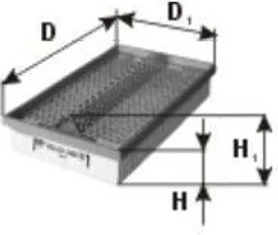 Produktbild von Luftfilter PZL Filters WA501125 passend für MERCEDES-BENZ T2/LN1 Kasten/Kombi Filtereinsatz