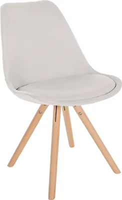 Produktbild von Stuhl HLO-CP99 Stoff Rund  creme