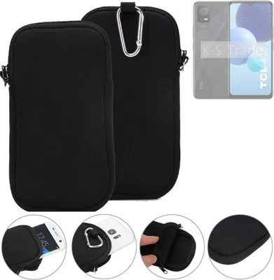 Produktbild von K-S-Trade Neopren-Hülle Handyhülle kompatibel mit TCL 406 Schutzhülle Neoprenhülle Sleeve Schutz-Hülle Gürtel Tasche Case Holster Handytasche