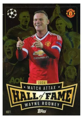 Zdjęcie produktu dla HOF 1 – Wayne Rooney – Hall of Fame Chrome – 2024/2025