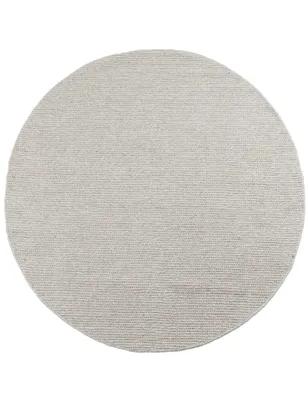 Produktbild von Teppich aus Wolle und Baumwolle Alma Wool - 160cm Rund Beige