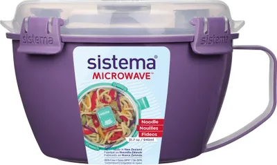 Immagine prodotto di Sistema® Microwave™ Barattolo per tagliatelle e patatine fritte 940 ml, viola